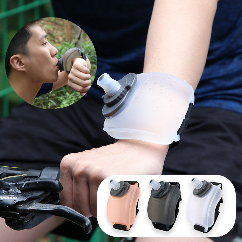 SportFlow™ – Portable Wrist Water Bottle for Outdoor Training