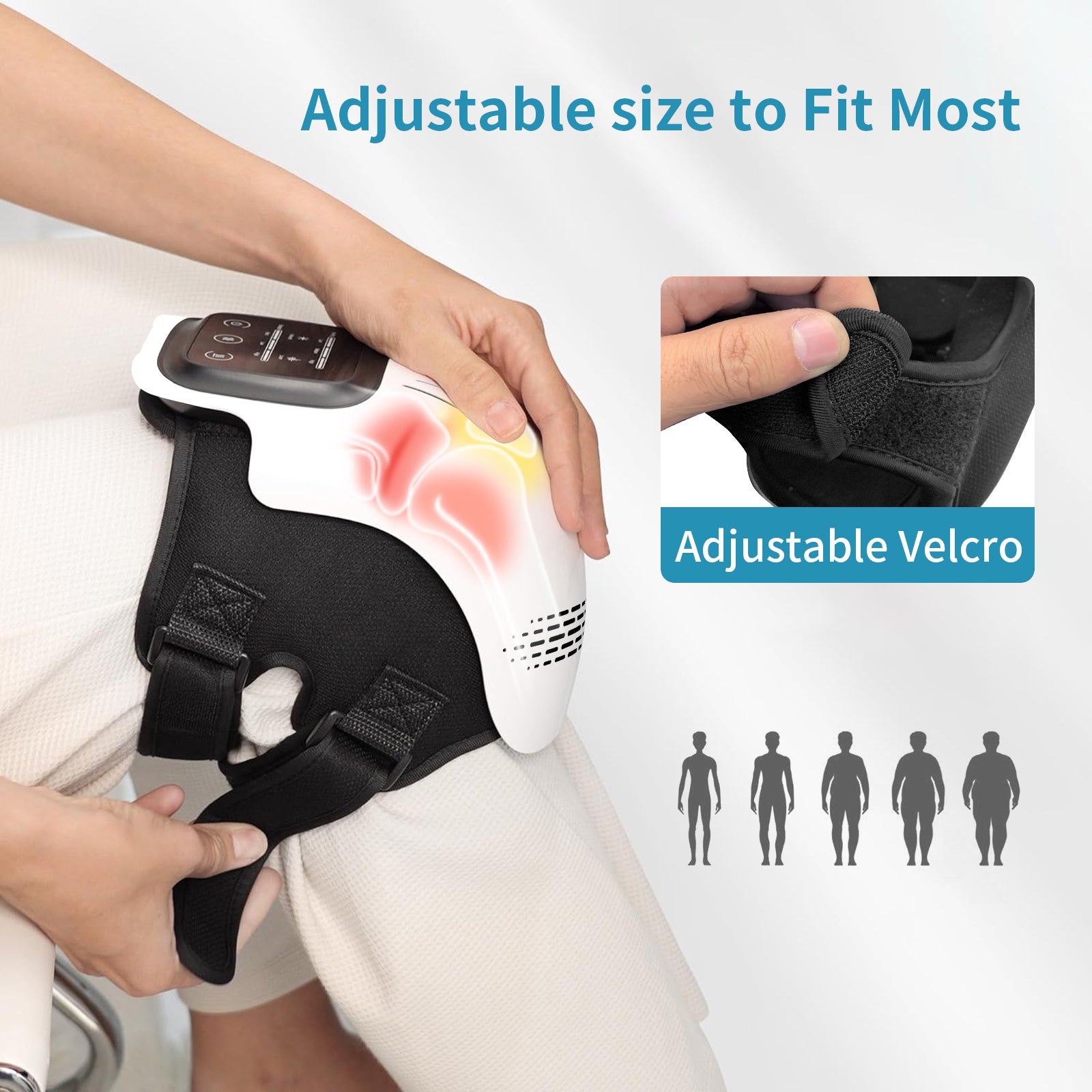 KneeRelief Pro™ – Smart Infrared Heated Knee Massager